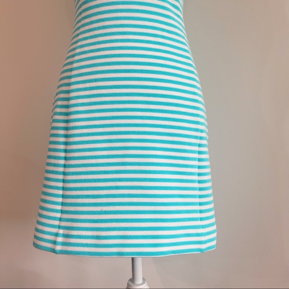 Lilly Pulitzer White and Blue Striped Dresd - Picture 3 of 7